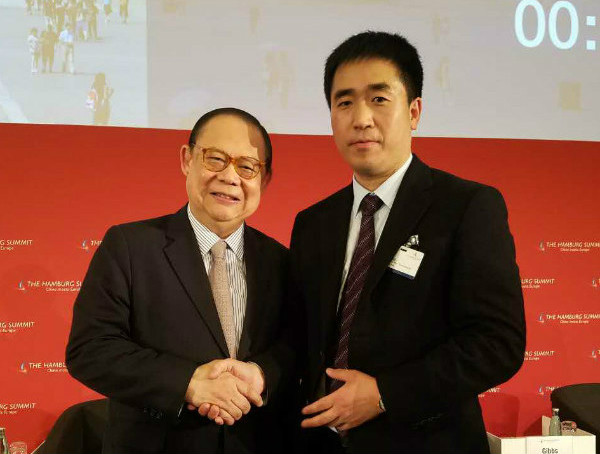 金蓝盾李海朋董事长出席2016年第七届德国汉堡峰(图8)