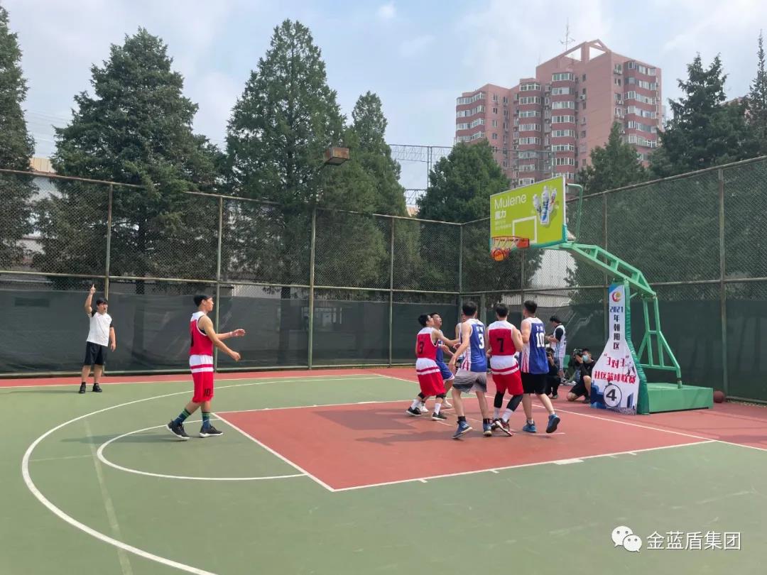 金蓝盾篮球队勇夺北京市朝阳区社区篮球联赛冠军(图4)